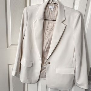 Topshop Blazer, White, Sz 12